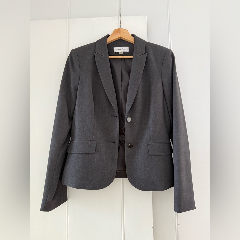 Calvin Klein Silver Blazer